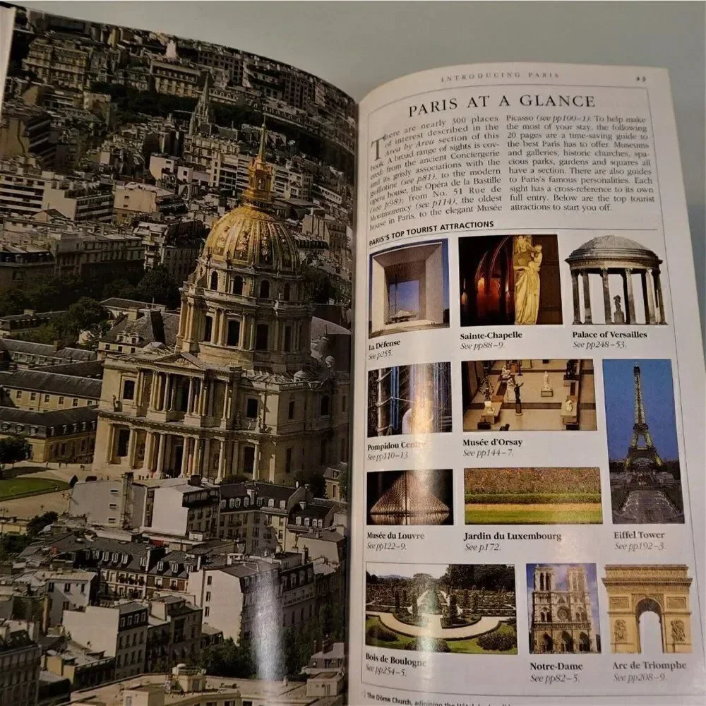 Paris France DK Eyewitness Travel Guides 2007 Illustrated Softcover -